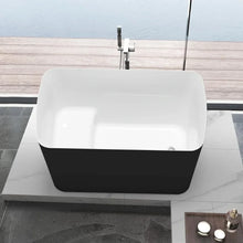 Load image into Gallery viewer, &quot;47-Inch Acrylic Freestanding Bathtub with Chrome Feet &amp; Right Drain - Modern Bathroom&quot;