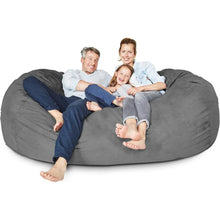 Load image into Gallery viewer, Luxurious 7 Ft Bean Bag Sofa - Comfortable Foam-Filled Lazy Boy Lounger