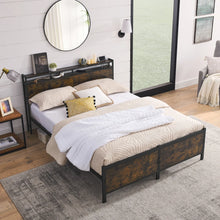 Load image into Gallery viewer, Sturdy Metal Bed Frame, Contemporary Iron Bedroom Furniture, Platform Style