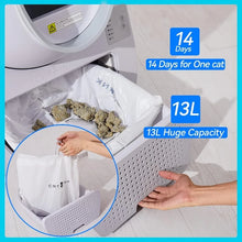 Load image into Gallery viewer, Automatic Self-Cleaning Cat Litter Box - Double Odor Removal, 3.5-22 lbs