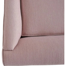 Load image into Gallery viewer, Cozy Fabric Lounge Chair - Light Blush and Dark Brown