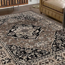 Load image into Gallery viewer, 10x14 Plush Oriental Medallion Carpet – Traditional Design for Living Room &amp; More