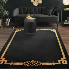 Load image into Gallery viewer, Large 7&#39;10&quot; x 10&#39; Indoor Area Rug | Bordered Design for Dining, Living, Bedroom