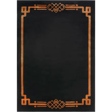 Load image into Gallery viewer, Large 7&#39;10&quot; x 10&#39; Indoor Area Rug | Bordered Design for Dining, Living, Bedroom