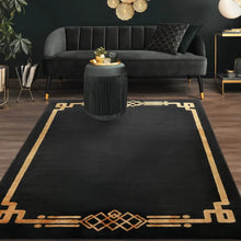 Load image into Gallery viewer, &quot;Modern 7&#39;10&quot; X 10&#39; Bordered Indoor Area Rug - Ideal for Dining, Living, Bedroom