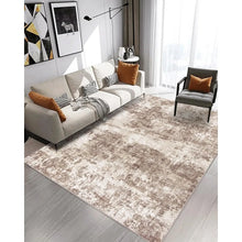 Load image into Gallery viewer, Large 9x12 Modern Abstract Washable Rug – Soft, Anti-Slip Carpet for Dining &amp; Bedroom