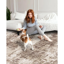 Load image into Gallery viewer, Large 9x12 Modern Abstract Washable Rug – Soft, Anti-Slip Carpet for Dining &amp; Bedroom