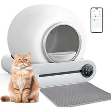 Load image into Gallery viewer, &quot;65L+9L Large Capacity Self-Cleaning Cat Bedpan - APP Control, Multi-Cat Smart Litter Box