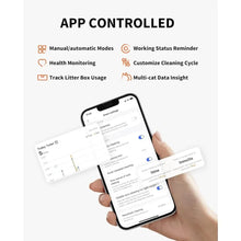 Load image into Gallery viewer, Intelligent Litter Box w/ App Control | X-Large 76L, N50 Odor Eliminator