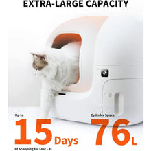 Load image into Gallery viewer, Intelligent Litter Box w/ App Control | X-Large 76L, N50 Odor Eliminator