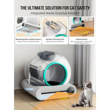 Load image into Gallery viewer, Intelligent Litter Box for Cats - Automatic Self-Cleaning, APP Control, Mat Liners