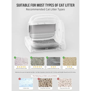 Intelligent Litter Box for Cats - Automatic Self-Cleaning, APP Control, Mat Liners