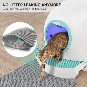 Automatic Self-Cleaning Cat Litter Box 60L | Smart APP Control, Odor-Free & Liner Mat