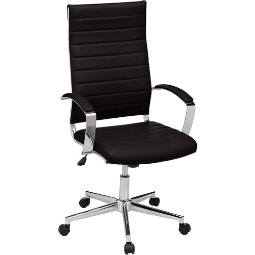 Ergonomic High-Back Computer Chair with Armrests, Lumbar Support & 360° Swivel