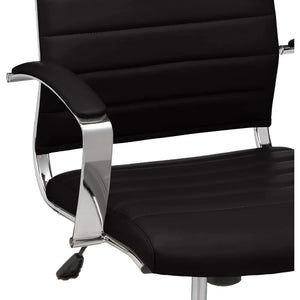 Ergonomic High-Back Computer Chair with Armrests, Lumbar Support & 360° Swivel