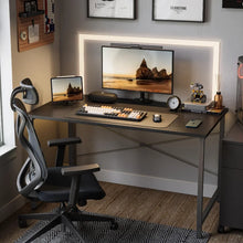 Load image into Gallery viewer, Black 47&quot; Home Office Desk, Modern Simple Style PC Table for Work &amp; Study