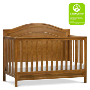 Chestnut 4-in-1 Convertible Crib, Greenguard Gold Certified for Safe Nursery