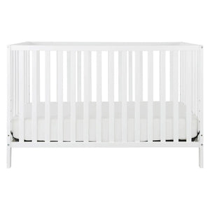 White 4-in-1 Convertible Crib, Greenguard Gold Certified for Safe Nursery