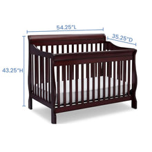 Load image into Gallery viewer, Children Canton 4-in-1 Convertible Crib, Easy to Assemble