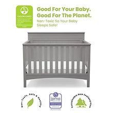 Load image into Gallery viewer, Greenguard Gold 4-in-1 Convertible Baby Crib, Grey Children&#39;s Fancy Nursery Bed