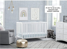 Load image into Gallery viewer, White 4-in-1 Convertible Crib, Greenguard Gold Certified for Nursery