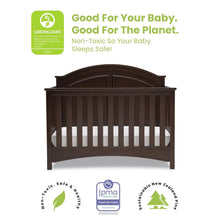 Load image into Gallery viewer, Children&#39;s 6-in-1 Convertible Crib, Greenguard Gold Certified for Safe Nursery