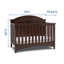 Load image into Gallery viewer, Children&#39;s 6-in-1 Convertible Crib, Greenguard Gold Certified for Safe Nursery