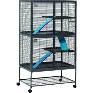 Spacious Model 162 Small Animal Cage with Two Compartments