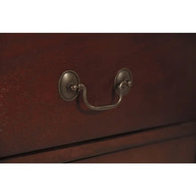 Load image into Gallery viewer, Traditional Dark Brown 2 Drawer Nightstand - Classic Bedroom Furniture Storage