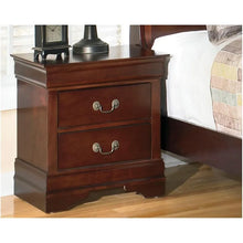 Load image into Gallery viewer, Traditional Dark Brown 2 Drawer Nightstand - Classic Bedroom Furniture Storage