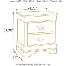 Load image into Gallery viewer, Traditional Dark Brown 2 Drawer Nightstand - Classic Bedroom Furniture Storage