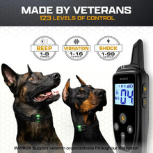 Load image into Gallery viewer, Electric Dog Collar for Large Dogs, 123 Levels, 1100 Yard Range, Waterproof