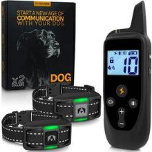 Load image into Gallery viewer, Electric Dog Collar for Large Dogs, 123 Levels, 1100 Yard Range, Waterproof