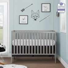 Load image into Gallery viewer, Cool Grey 5-in-1 Convertible Crib, Greenguard Gold Certified for Safe Nursery