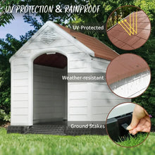 Load image into Gallery viewer, Waterproof Dog Kennel - Ventilated, Raised Floor, Easy Clean &amp; Assemble