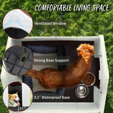 Load image into Gallery viewer, Waterproof Dog Kennel - Ventilated, Raised Floor, Easy Clean &amp; Assemble