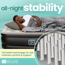 Load image into Gallery viewer, Luxury Double High Air Mattress with Built-in Pump, Inflatable for Comfort