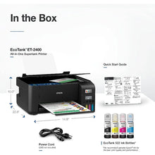 Load image into Gallery viewer, Black Epson ET-2400 Wireless Supertank Printer - Cartridge-Free, All-in-One