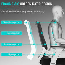 Load image into Gallery viewer, Breathable Mesh Computer Gaming Chair, Ergonomic Desk Chair with Flip-Up Arms