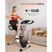 Load image into Gallery viewer, Folding Exercise Bike for Seniors | Magnetic X-Bike, 16-Level Resistance, 330/270 LB Capacity