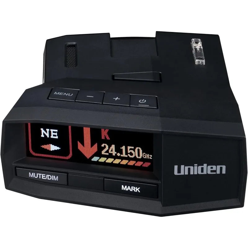 Advanced Radar/Laser Detector - Dual Antennas, Directional Arrows, Built-in GPS