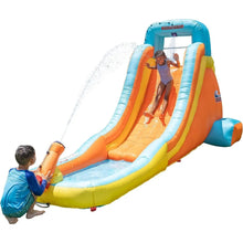 Load image into Gallery viewer, First Inflatable Water Slide for Kids | Outdoor Slip &amp; Splash, Water Cannon, Blower - 186&quot; Long