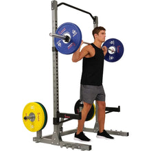 Load image into Gallery viewer, Heavy-Duty Fitness Squat Rack | High Weight Capacity, Plate Storage, 360° Swivel, Power Bar