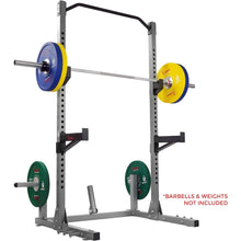 Load image into Gallery viewer, Heavy-Duty Fitness Squat Rack | High Weight Capacity, Plate Storage, 360° Swivel, Power Bar