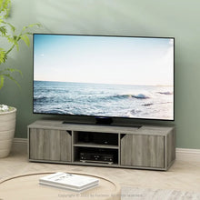 Load image into Gallery viewer, French Oak TV Stand for 55 Inch TVs: Classic Design with Door Storage