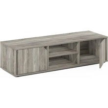 Load image into Gallery viewer, French Oak TV Stand for 55 Inch TVs: Classic Design with Door Storage