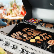 Load image into Gallery viewer, 5-Burner BBQ Cabinet Style Propane Gas Grill - Rotisserie, Sear &amp; Side Burner Kit