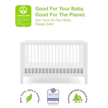 Load image into Gallery viewer, White 6-in-1 Convertible Crib, Greenguard Gold Certified for Safe Sleep