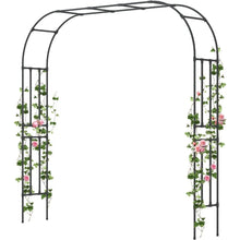 Load image into Gallery viewer, Sturdy Iron Arch for Garden, Weddings &amp; Parties - Trellis for Climbing Vines