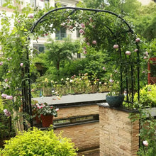 Load image into Gallery viewer, Sturdy Iron Arch for Garden, Weddings &amp; Parties - Trellis for Climbing Vines